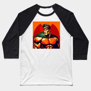 Spartan Strong Comic Book Style Baseball T-Shirt
